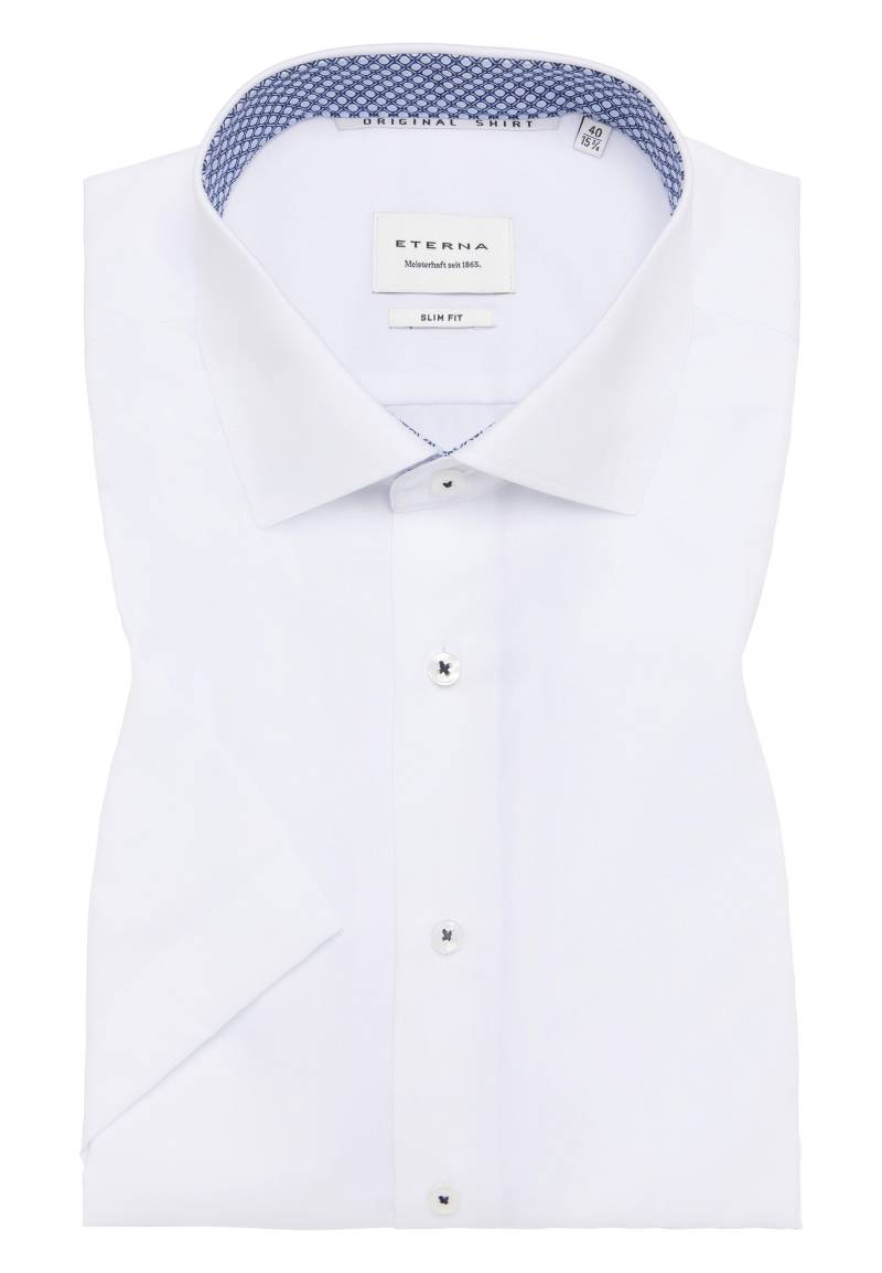ETERNA - Original Shirt Popeline Kurzarm weiß von ETERNA