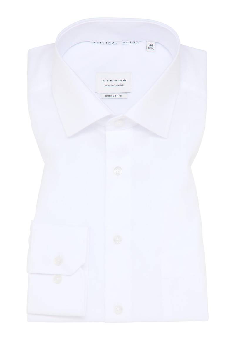 ETERNA - Original Shirt Popeline Langarm weiß - Gr. - 41 von ETERNA