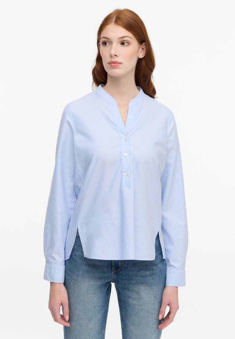 ETERNA - Oxford Shirt Bluse Oxford Langarm hellblau von ETERNA