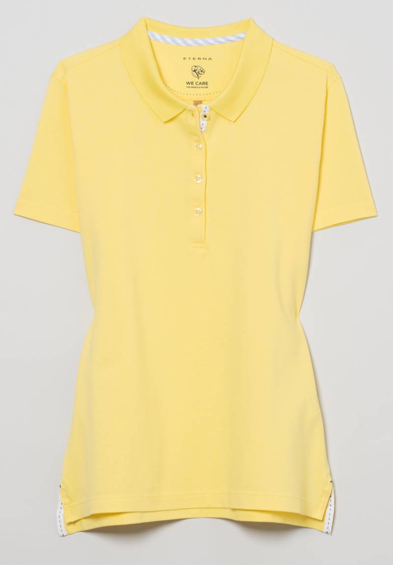 ETERNA - Poloshirt Piquée Kurzarm gelb von ETERNA
