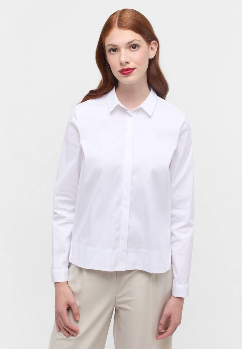 ETERNA - Signature Shirt Bluse Popeline Langarm weiß von ETERNA