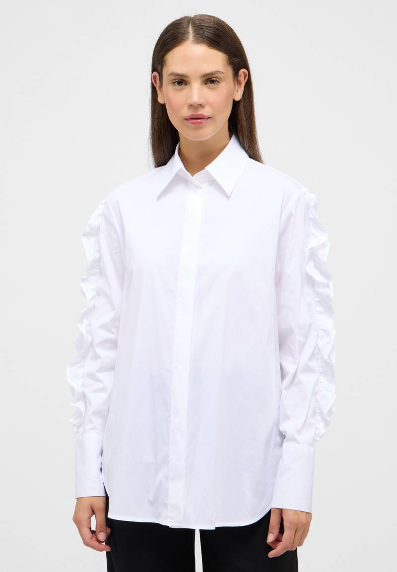 ETERNA - Signature Shirt Bluse Popeline Langarm weiß von ETERNA