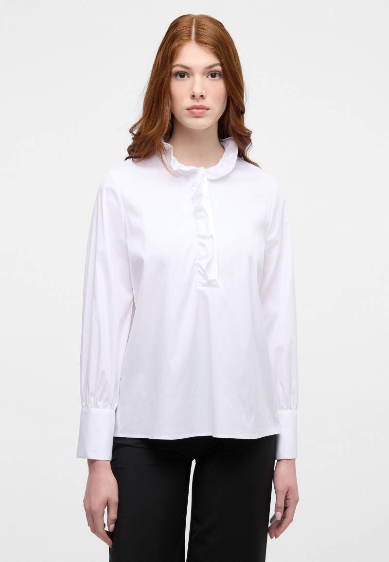 ETERNA - Signature Shirt Bluse Popeline Langarm weiß von ETERNA