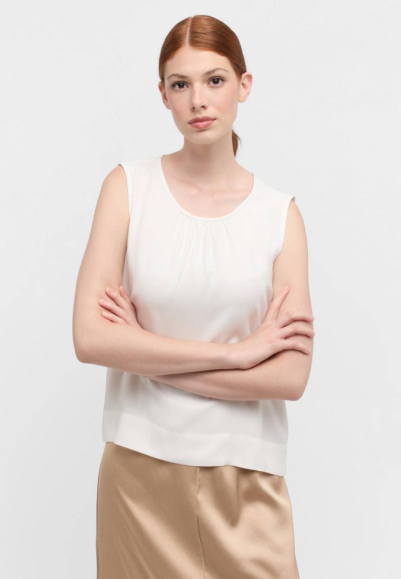 ETERNA - Viscose Shirt Bluse Viskose ohne Arm off-white von ETERNA