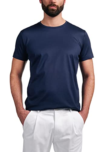 ETERNA Herren unifarbenes T-Shirt 1863 dunkelblau L_H von ETERNA