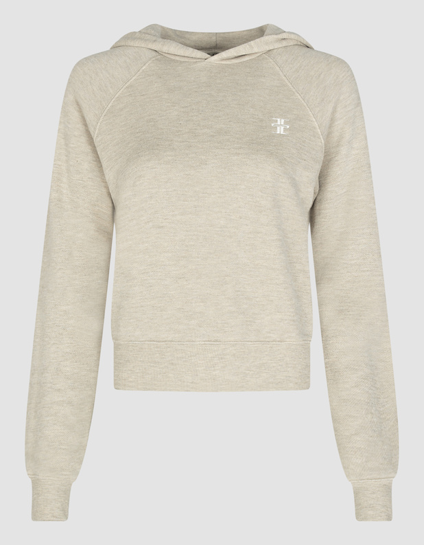 Shrunken Raglan Heather Oatmeal von ÉTERNE