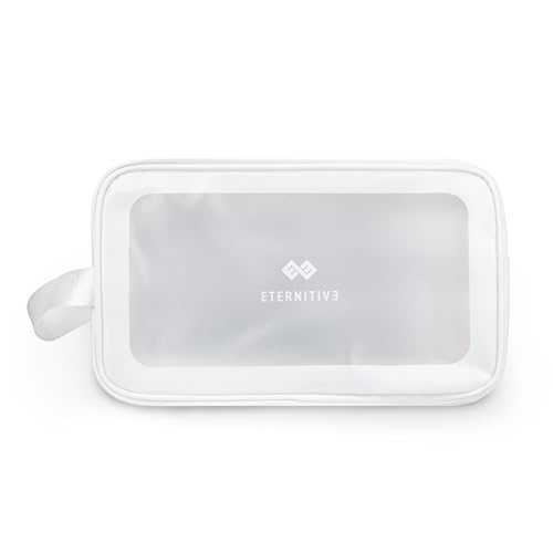 ETERNITIVE - Kulturtasche Herren I Reise Kosmetiktasche Damen I Wasserbeständig Waschtasche mit Griff I Kulturbeutel für Toilettenartikel, Make-up I Kosmetik Organizer Tasche I Farbe: Weiß ETERNITIVE - Kulturtasche Herren I Reise Kosmetiktasche Damen I Wasserbeständig Waschtasche mit Griff I Kulturbeutel für Toilettenartikel, Make-up I Kosmetik Organizer Tasche I Farbe: Weiß von ETERNITIVE