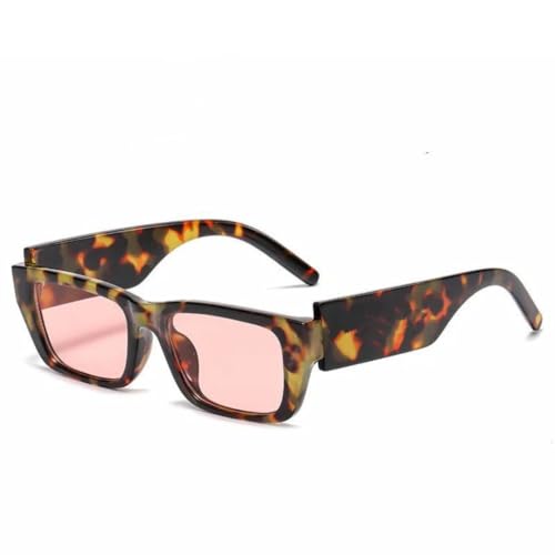 ETETGVG Kleine Sonnenbrille für Damen und Herren, luxuriös, Retro, UV400, trendig (TYJ369-4) von ETETGVG