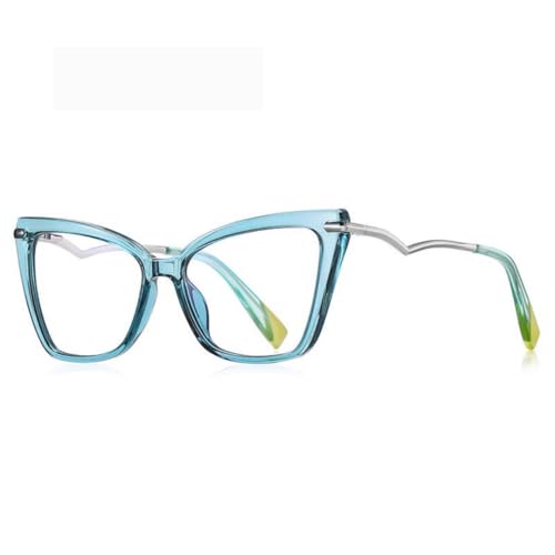 ETETGVG Modische Damen-Cat-Eye-Brille mit Metallbügeln (2) von ETETGVG