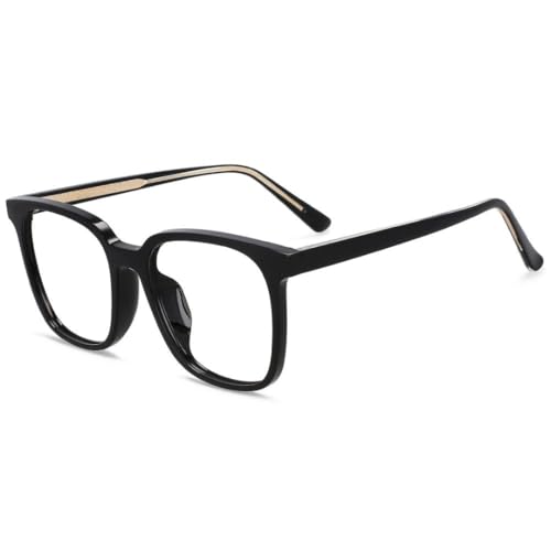 ETETGVG Vintage Anti Brillengestell Damen für Herren Transparent Brillengestell (1) von ETETGVG