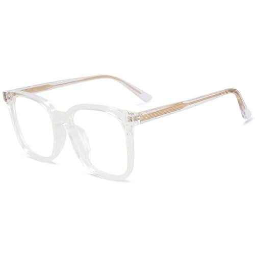 ETETGVG Vintage Anti-Brillenrahmen Damen für Herren Transparenter Brillenrahmen (5) von ETETGVG