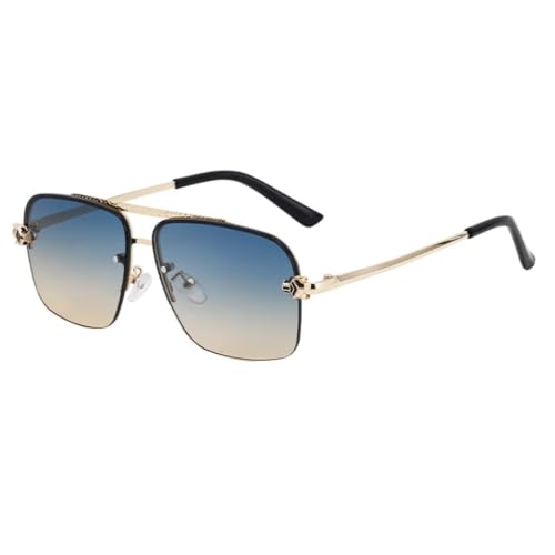 ETETGVG Vintage Sonnenbrille für Damen und Herren, luxuriös, klassisch, UV400 (TTYJ340-6) von ETETGVG