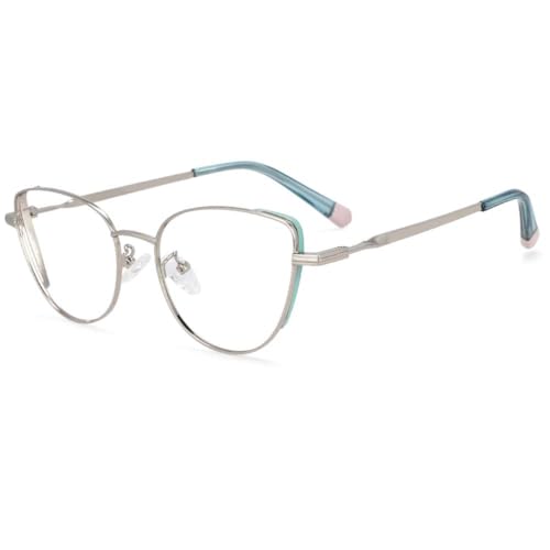 Modische Cat Eye-Brille mit großem Rahmen für Damen (2) von ETETGVG
