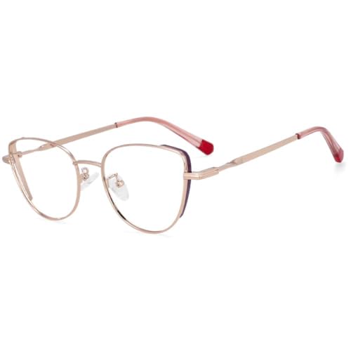 Modische Cat Eye Brille mit großem Rahmen für Damen (5) von ETETGVG