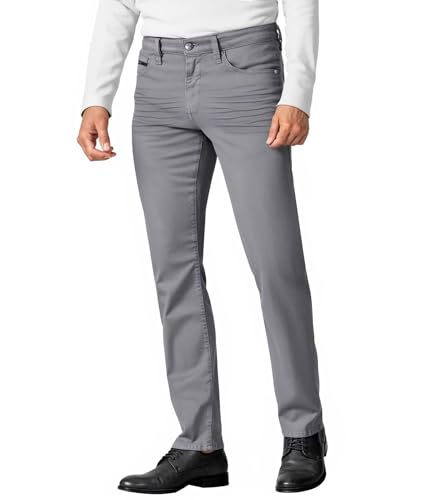 ETHANOL Herren Jeans mit fünf Taschen, Hyper Stretch Motion, Denim - Grau - 34W / 32L von ETHANOL