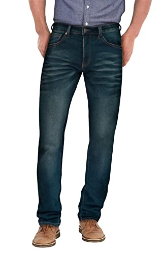 ETHANOL Herren schlanke Stretch-Denim Jean 38 Mittlere Tönung von ETHANOL