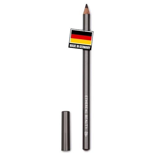 Ethereal Beauty - Eyeliner - Natural Soft Eye Pencil - Brownie - veganer weicher intensiver Kajalstift Kohl Kajal in mattem Dunkelbraun für Augen Make Up 1,49g von ETHEREAL BEAUTY