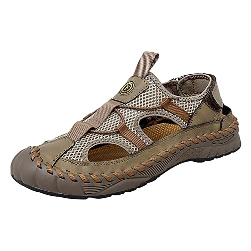 ETHKIA Sommerschuhe Bequeme Sandalen Damen Bequem Sandalen Damen Sommerschuhe Tanzschuhe Damen Flach Hiking Stiefeletten Damen Stoßfest Sport- & Outdoorsandalen für Damen von ETHKIA