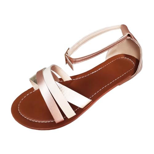 ETHKIA Sommerschuhe Damen Sandalen Bequem laufschuhe herren Sommerschuhe Schuhe Breite Füße Outdoor High Heels Stoßfest Sport- & Outdoorsandalen für Damen von ETHKIA