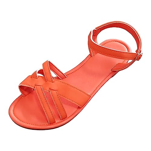 ETHKIA Sommerschuhe Damen Sandalen Elegant hausschuhe Sommerschuhe Brautschuhe Walking Damen Stiefeletten Sommerschuhe Sport- & Outdoorsandalen für Damen von ETHKIA