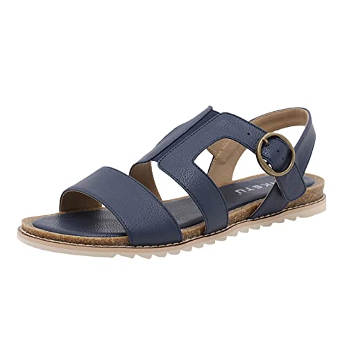 ETHKIA Sommerschuhe Damen Sandalen Mit Absatz Bequem Hausschuhe Herren Sommerschuhe Schuhe Breite Füße Walking Damen Schuhe Sommerschuhe Sport- & Outdoorsandalen für Damen von ETHKIA