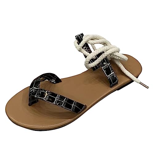 ETHKIA Sommerschuhe Geschlossene Sandalen Damen Bequem Sandalen Damen Sommerschuhe Damen Schuhe Outdoor Damen Stiefeletten Stoßfest Sport- & Outdoorsandalen für Damen von ETHKIA