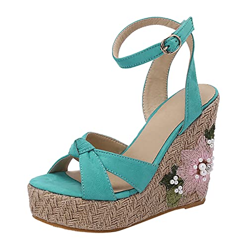 ETHKIA Sommerschuhe Orthopädische Sandalen Damen Bequem Hausschuhe Damen Sommerschuhe Ballerina Schuhe Damen Outdoor Schuhe Damen Stoßfest Sport- & Outdoorsandalen für Damen von ETHKIA