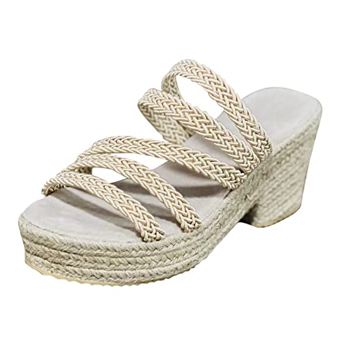 ETHKIA Sommerschuhe Orthopädische Sandalen DamenBequem Flip Flops Damen Sommerschuhe Tanzschuhe Damen Sport Plateau Schuhe Damen Stoßfest Sport- & Outdoorsandalen für Damen von ETHKIA