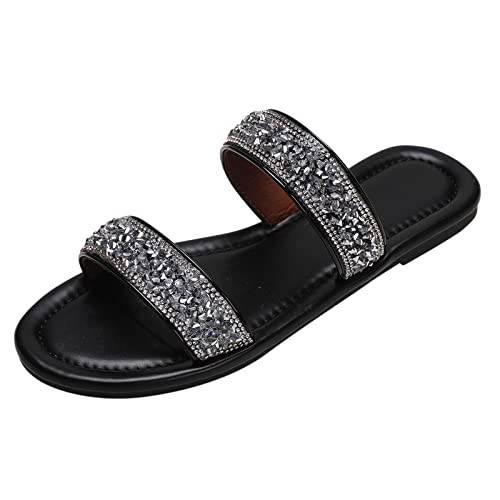 ETHKIA Sommerschuhe Sandalen Breite Füße DamenElegant Badeschuhe Damen Sommerschuhe Flache Schuhe Für Damen Outdoor Stiefeletten Damen Mit Absatz Stoßfest Sport- & Outdoorsandalen für Damen von ETHKIA