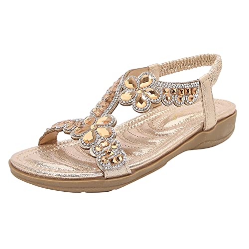 ETHKIA Sommerschuhe Sandalen Elegant pantoletten damen Sommerschuhe Slings Damen Trekking Schuhe Damen Sommerschuhe Sport- & Outdoorsandalen für Damen von ETHKIA