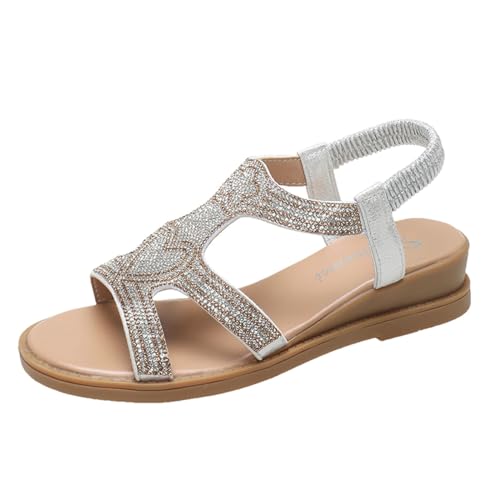 ETHKIA Sommerschuhe Sandalen Für Jungen Bequem barfuss schuhe damen Sommerschuhe Sandaletten Damen Sport Plateau Schuhe Damen Stoßfest Sport- & Outdoorsandalen für Damen von ETHKIA