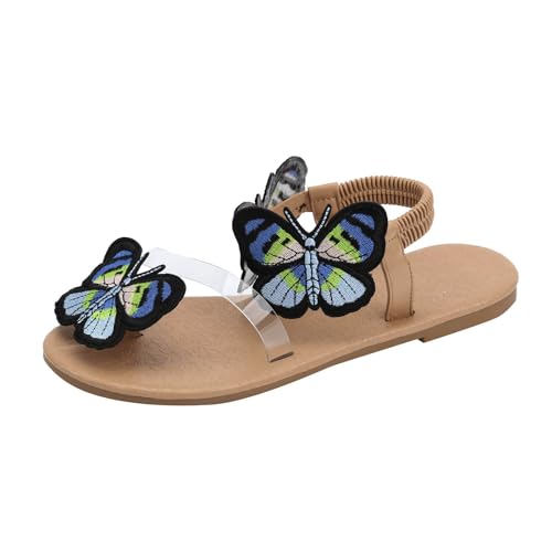 ETHKIA Sommerschuhe Sandalen Für Jungen Bequem pantoletten damen Sommerschuhe Damenschuhe Sport Sandaletten Damen Stoßfest Sport- & Outdoorsandalen für Damen von ETHKIA