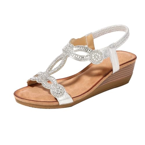 ETHKIA Sommerschuhe Sandalen Für Jungen Elegant damen sneaker Sommerschuhe Schuhe Damen Hiking Stiefeletten Damen Mit Absatz Stoßfest Sport- & Outdoorsandalen für Damen von ETHKIA