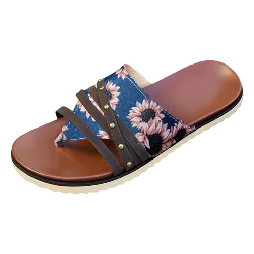 ETHKIA Sommerschuhe Sandalen Jungen Bequem Flip Flops Damen Sommerschuhe Plateau Schuhe Damen Outdoor High Heels Sommerschuhe Sport- & Outdoorsandalen für Damen von ETHKIA