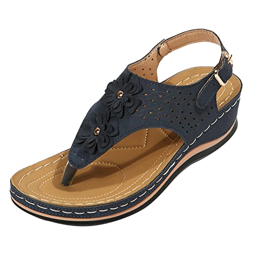 ETHKIA Sommerschuhe Sandalen Jungen Bequem Flip Flops Damen Sommerschuhe Tanzschuhe Damen Flach Outdoor Boots Damen Sommerschuhe Sport- & Outdoorsandalen für Damen von ETHKIA