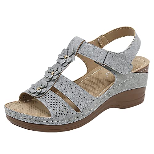 ETHKIA Sommerschuhe Sandalen Jungen Bequem Hausschuhe Herren Sommerschuhe Damen Sandalen Outdoor High Heels Sexy Sommerschuhe Sport- & Outdoorsandalen für Damen von ETHKIA