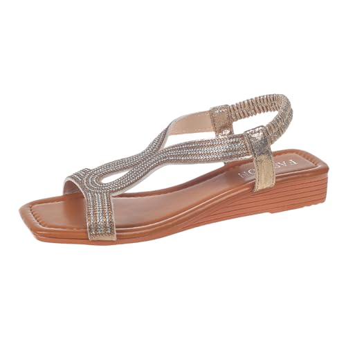 ETHKIA Sommerschuhe Sandalen Jungen Elegant Badeschuhe Damen Sommerschuhe Sandaletten Damen Mit Absatz Hiking Damen Stiefeletten Stoßfest Sport- & Outdoorsandalen für Damen von ETHKIA