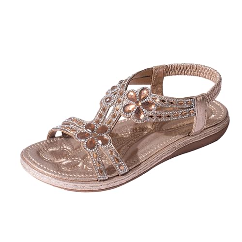 ETHKIA Sommerschuhe Sandalen Jungen Elegant turnschuhe damen Sommerschuhe Ballerinas Damen Outdoor High Heels Stoßfest Sport- & Outdoorsandalen für Damen von ETHKIA