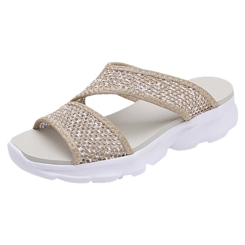 ETHKIA Sommerschuhe Sandalen JungenBequem sneaker herren Sommerschuhe Tanzschuhe Damen Sport Plateau Schuhe Damen Stoßfest Sport- & Outdoorsandalen für Damen von ETHKIA