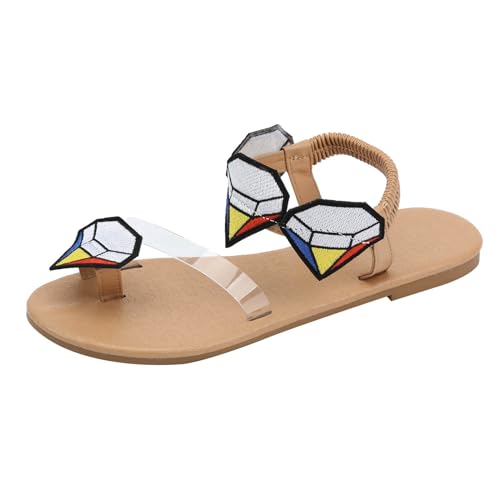 ETHKIA Sommerschuhe Zehentrenner Sandalen Damen Bequem laufschuhe herren Sommerschuhe Sandaletten Damen Mit Absatz Sport Stiefeletten Damen Mit Absatz Stoßfest Sport- & Outdoorsandalen für Damen von ETHKIA