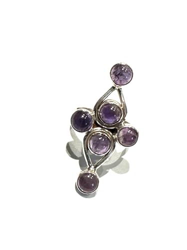 ETHNOS BARCELONA – Ring aus Silber und Amethyst. Größe: 17 von Ethnos Barcelona