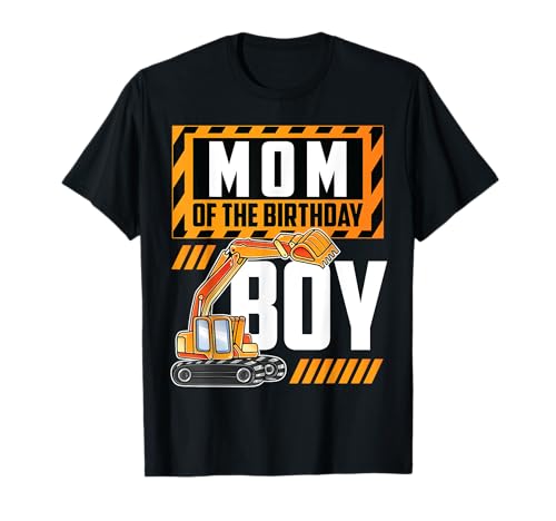 Fahrzeugbau Bagger Mama des Geburtstags Junge T-Shirt Fahrzeugbau Bagger Mama des Geburtstags Junge T-Shirt von ETHRLO