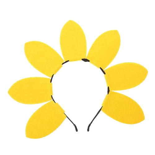 ETHZZLE 2 Stücke Stirnband Sonnenblumen Design Geburtstag Party Zubehör Süße Kopfbedeckung Entzückende Haar Hoop Party Haar Dekorative Stirnband Für Frauen von ETHZZLE