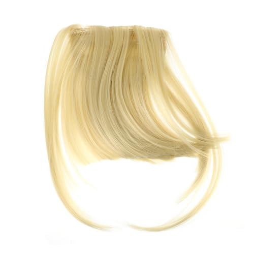 ETHZZLE Fake Air Bangs Clip Haarteil aus Hitzebeständigem Seidenmaterial Leicht und Atmungsaktiv Stylisches Damen haaraccessoire für Alltag Party Hochzeit und Themenfeiern von ETHZZLE