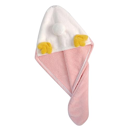 ETHZZLE Haarturban aus Mikrofaser Ultra Saugfähige Duschhaube für Damen Schnelltrocknend mit Cartoon Muster Schützt vor Hitzeschäden für Haartypen Geeignet von ETHZZLE