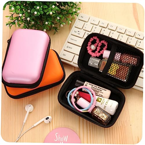 ETHZZLE Digitale Aufbewahrungstasche Mit Reißverschluss Tragbare Eva-Organizer-Tasche Für USB-Kabel Ladegeräte Wasserabweisendes Pu-Material Für Reisen von ETHZZLE