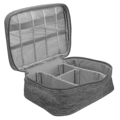 ETHZZLE Reiseetui Für Elektronik-Organizer Kabel-Organizer Für Reisen Tragetasche Für Elektronisches Zubehör Mit Stoßdämpfender Polsterung Für Kameras Powerbanks Und Andere Digitale von ETHZZLE