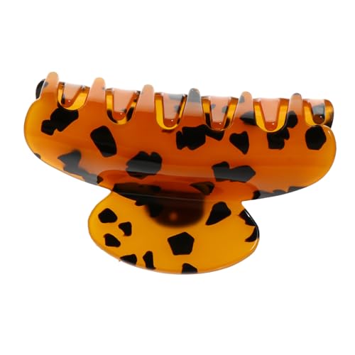 ETHZZLE Retro Haarklammer Damen Große Marmorierte Acryl Haarkralle mit Gezacktem Griff Modischer Haarschmuck für Pferdeschwanz und Alltagsfrisuren Langlebig und Elegant von ETHZZLE