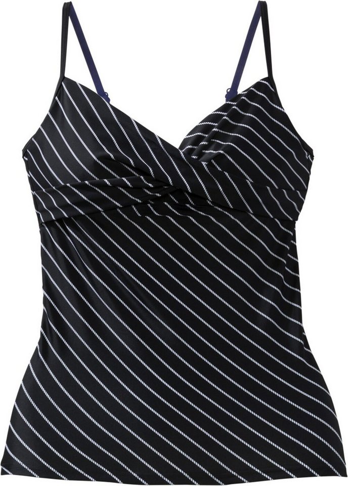 ETIREL Bügel-Bikini-Top D-Tankini-OT Mea Diagonal BLACK/BLACK von ETIREL