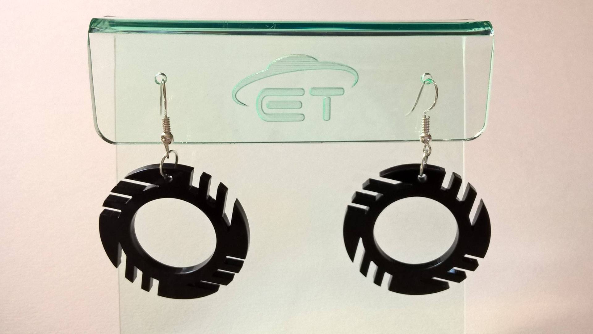 Moderne Ohrringe, Ohrringe Im Industriestil, Funky Schmuck, Laser Cut Acryl Kreis Moderne Ohrringe, Ohrringe Im Industriestil, Funky Schmuck, Laser Cut Acryl Kreis von ETLaserDesign
